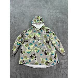 The Comfy Original Hoodie Fleece Sherpa Blanket Jr Star Wars Mandalorian Grogu‎